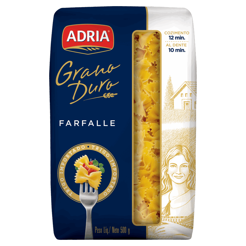 Macarrao-de-Semola-Grano-Duro-Farfalle-Adria-Pacote-500g