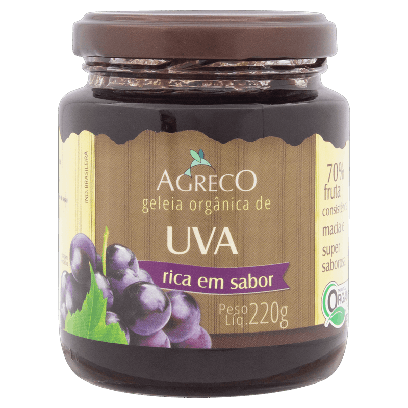 Geleia-Organica-Uva-Agreco-Vidro-220g