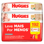 Pack-Toalha-Umedecida-sem-Perfume-Disney-Baby-Huggies-Puro-e-Natural-Pacote-4-Unidades-Leve-Mais-Pague-Menos