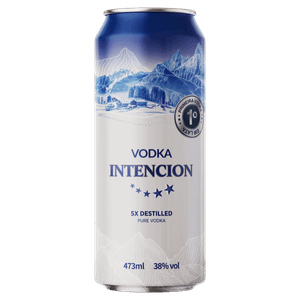 Vodka 5x Destilada Intencion Lata 473ml