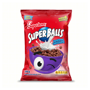 Cereal Matinal Chocolate Superbom Superballs Pacote 200g