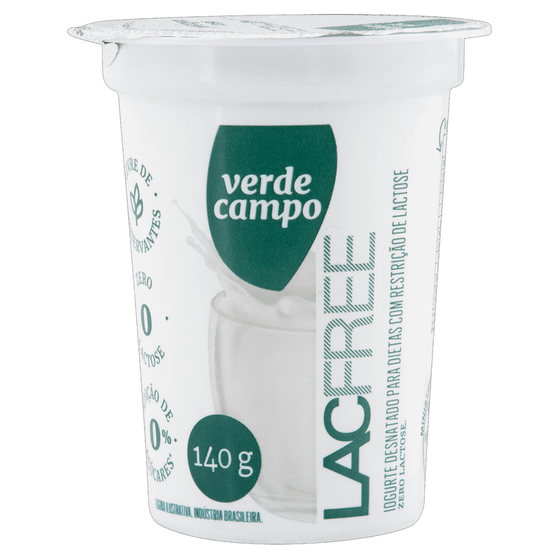 Iogurte-Desnatado-Tradicional-Zero-Lactose-Verde-Campo-Lacfree-Copo-140g