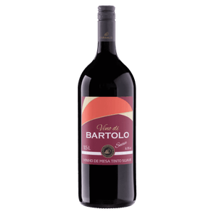 Vinho Brasileiro Tinto Suave Vino di Bartolo Serra Gaúcha Garrafa 1,5l