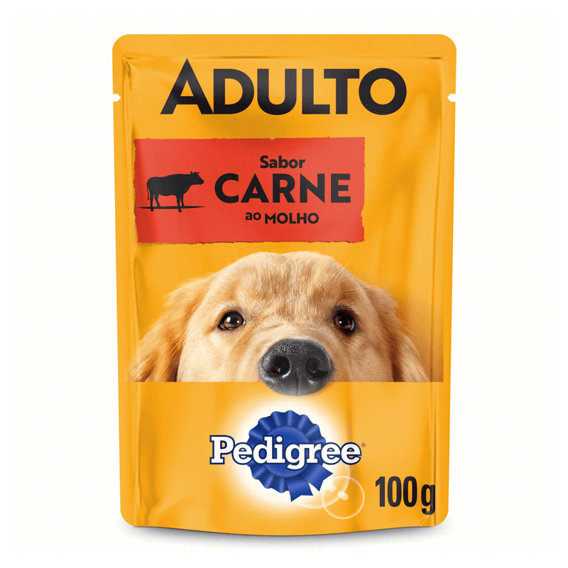 Alimento-para-Caes-Adultos-Carne-ao-Molho-Pedigree-Sache-100g