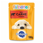 Alimento-para-Caes-Filhotes-Carne-ao-Molho-Pedigree-Sache-100g