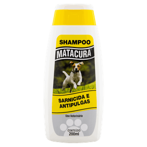 Shampoo para Cães Sarnicida e Anti-Pulgas Matacura Frasco 200ml