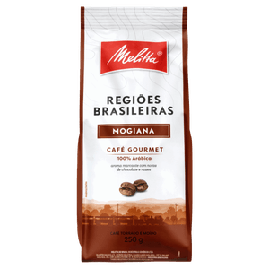 Café Torrado e Moído Mogiana Melitta Gourmet Regiões Brasileiras Pacote 250g