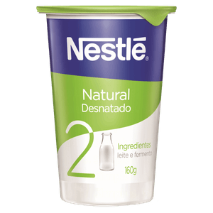 Iogurte Desnatado Natural Nestlé Copo 160g