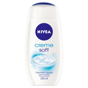 Sabonete Líquido Suave do Óleo de Amêndoas Nivea Creme Soft Frasco 250ml