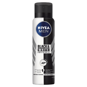 Antitranspirante Aerossol Nivea Men Invisible for Black & White 150ml