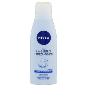 Leite de Limpeza e Tônico 2 em 1 Facial Nivea Frasco 200ml