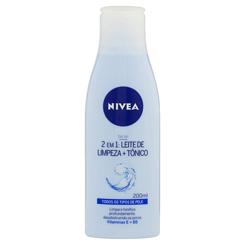 Leite-de-Limpeza-e-Tonico-2-em-1-Facial-Nivea-Frasco-200ml