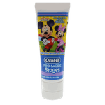 Creme-Dental-Infantil-com-Fluor-Frutas-Silvestres-Mickey-Mouse-Clubhouse-Oral-B-Pro-Saude-Stages-Bisnaga-100g