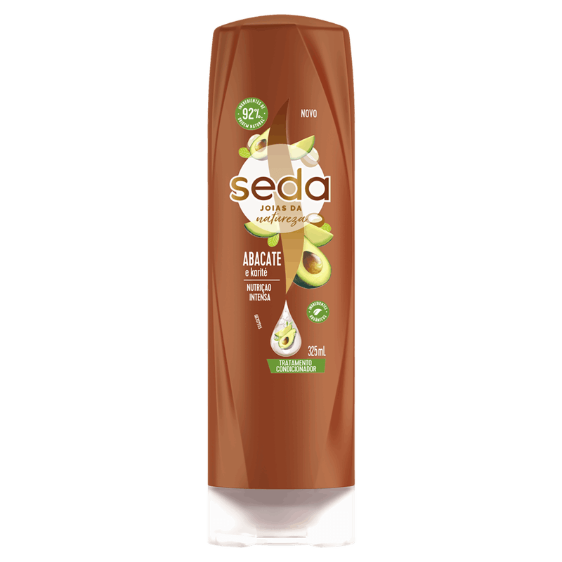 Condicionador-Seda-Recarga-Natural-Bomba-de-Nutricao-Frasco-325ml