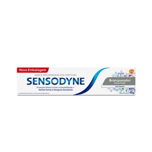 Creme Dental Branqueador Extra Fresh Sensodyne Caixa 90g