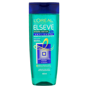 Shampoo Anticaspa L´oréal Paris Elseve Hydra-Detox Frasco 400ml