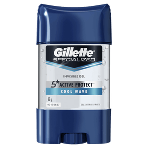 Antitranspirante Gel Clear Cool Wave Gillette Endurance 82g