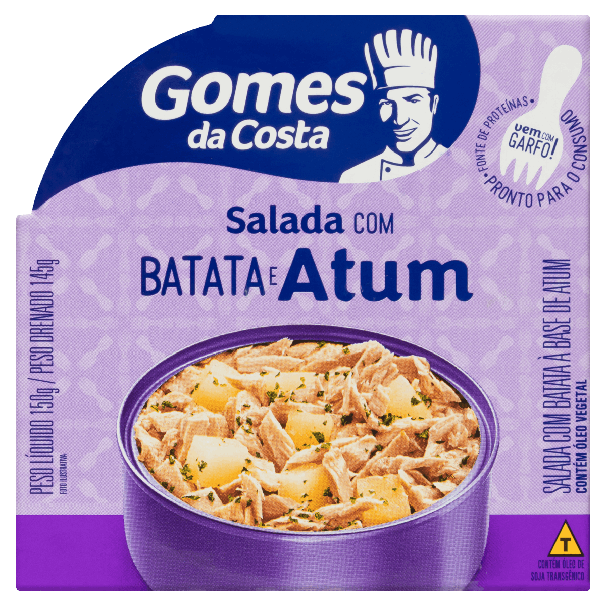Salada com Batata e Atum Gomes da Costa 150g