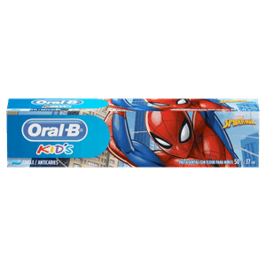 Creme Dental com Flúor Chiclete Spider-Man Oral-B Kids Caixa 50g