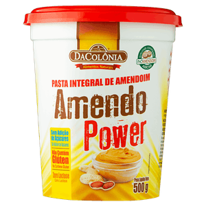 Pasta de Amendoim Integral DaColônia Amendo Power Pote 500g