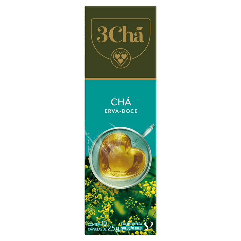 Cha-em-Capsula-Erva-Doce-Tres-Caixa-25g-10-Unidades