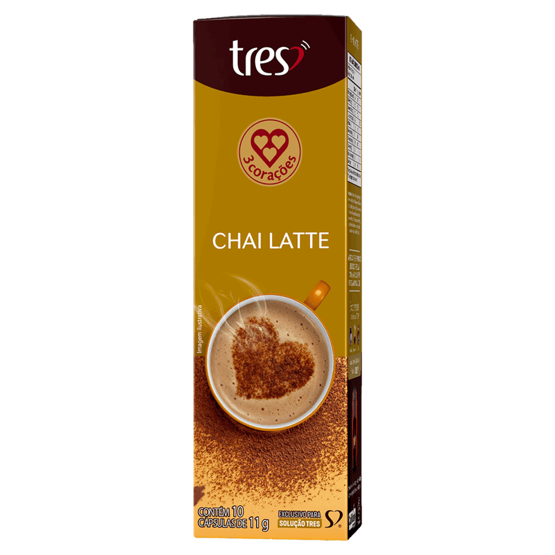 Cha-em-Capsula-Chai-Latte-Tres-Caixa-110g-10-Unidades