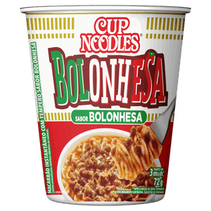 Macarrão Instantâneo Bolonhesa Cup Noodles Copo 72g