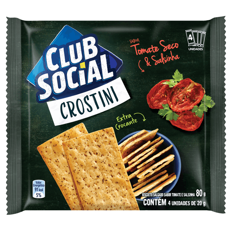 Pack-Biscoito-Crostini-Tomate-Seco---Salsinha-Club-Social-Pacote-80g-4-Unidades