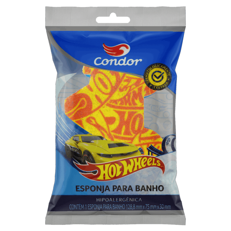 Esponja-para-Banho-Hot-Wheels-Condor