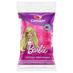 Esponja Infantil para Banho Barbie Condor