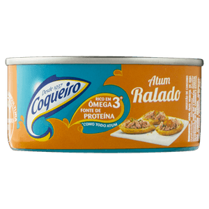 Atum Ralado em Óleo Coqueiro Lata 120g