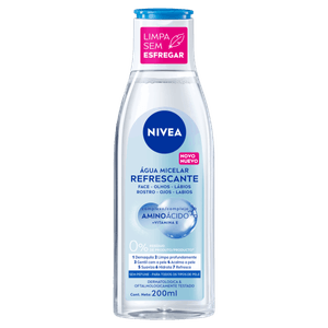 Água Micelar Solução de Limpeza Nivea Micellair Frasco 200ml