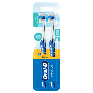 Escova Dental Macia Oral-B Pro-Saúde Indicator 2 Unidades