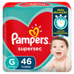 Fralda-Descartavel-Infantil-Pampers-Supersec-G-Pacote-46-Unidades