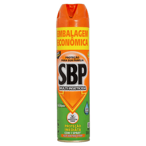 Multi-Inseticida Aerossol Óleo de Eucalipto SBP Frasco 380ml Embalagem Econômica