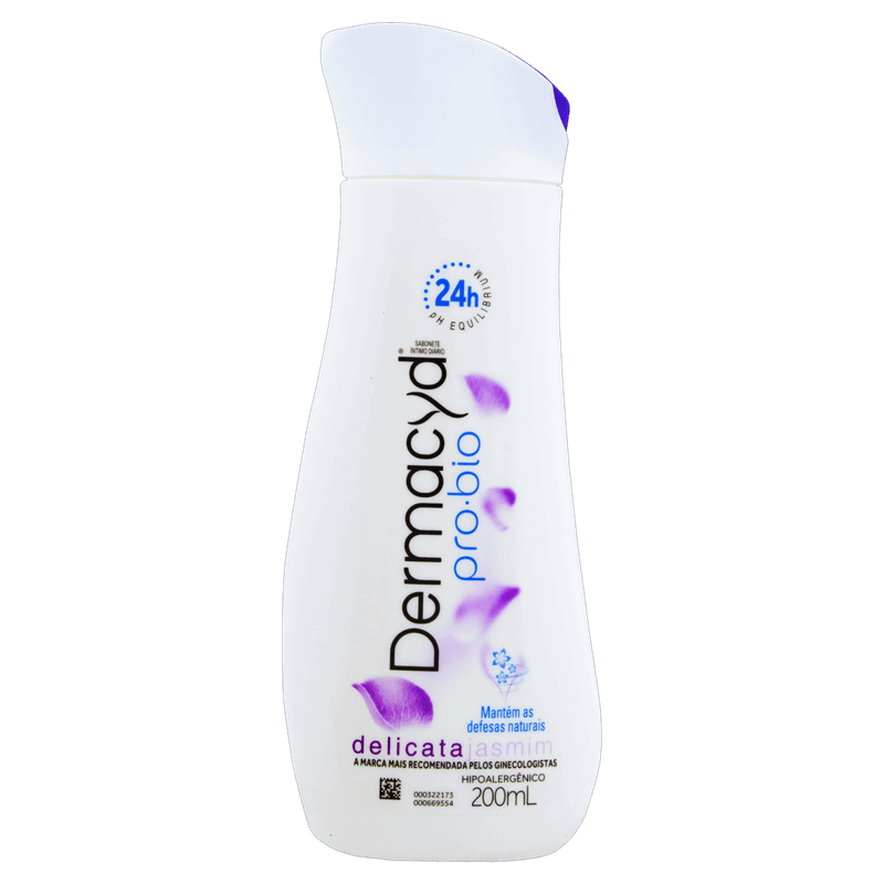 Sabonete-Liquido-Intimo-Delicata-Jasmim-Dermacyd-Pro-Bio-Frasco-200ml