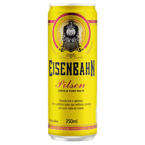 Cerveja Pilsen Puro Malte Eisenbahn Lata 350ml