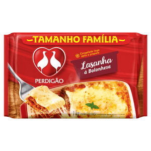 Lasanha Bolonhesa Perdigão Pacote 1kg Tamanho Família