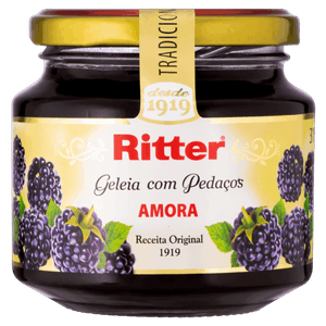 Geleia Amora Ritter Tradicional Vidro 310g