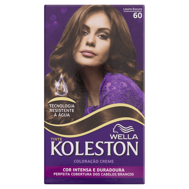 Kit Coloração Creme 60 Louro Escuro Wella Koleston