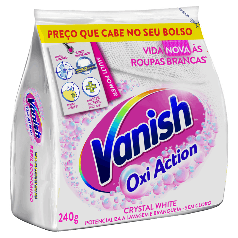 Tira-Manchas-Po-Roupas-Brancas-Vanish-Oxi-Action-Crystal-White-Pacote-240g-Refil-Economico