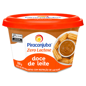 Doce de Leite Zero Lactose Piracanjuba Pote 350g