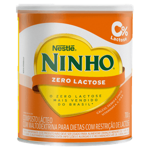 Composto Lácteo Zero Lactose Ninho Forti+ Lata 700g