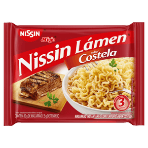 Macarrão Instantâneo Lámen Costela Nissin Miojo Pacote 85g