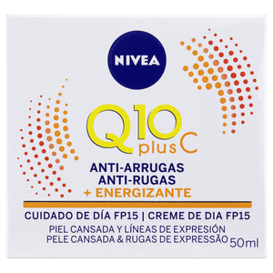 Creme Antirrugas Dia FPS 15 Nivea Q10 Plus C Caixa 51g