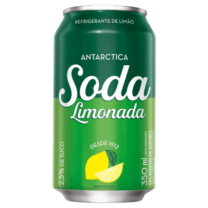 Refrigerante Limonada Soda Antarctica Lata 350ml