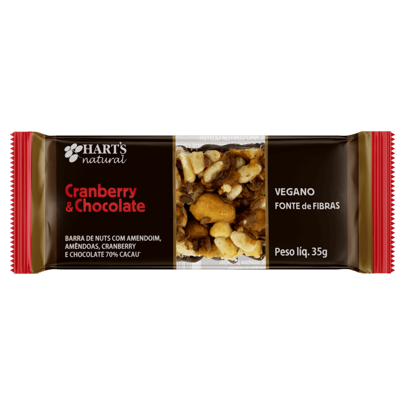 Barra-de-Nuts-Cranberry---Chocolate-Hart-s-Natural-Pacote-35g