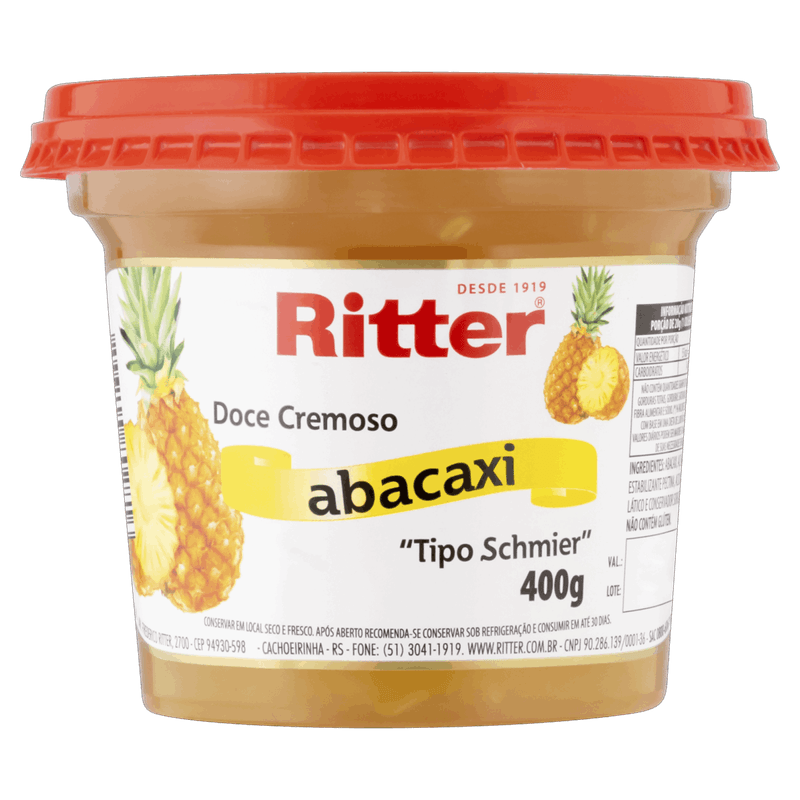 Doce-Cremoso-Schmier-Abacaxi-Ritter-Pote-400g