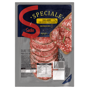 Salame Italiano Fatiado com Borda Temperada Pimenta-Preta Sadia Speciale 100g