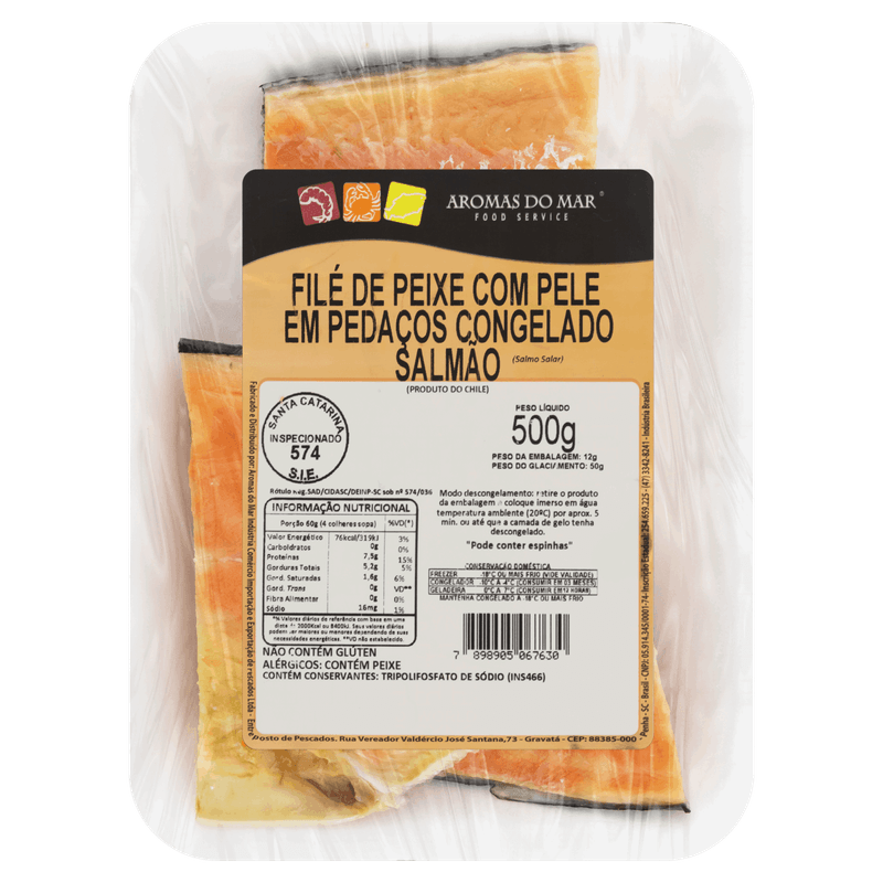 File-de-Salmao-Congelado-em-Pedacos-Salmo-Salar-Aromas-do-Mar-Bandeja-500g